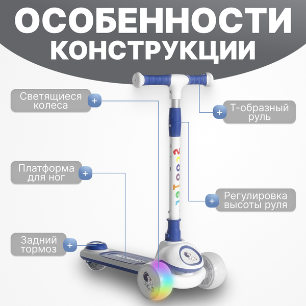 Самокат детский Ricos LilStar JSCL668A