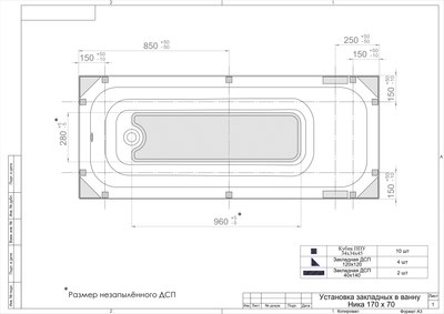 Ванна акриловая Triton Ника 170х70