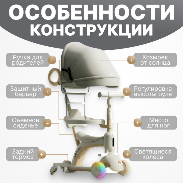 Самокат детский Ricos Crocs JSCN669