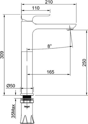 Смеситель Raglo Raglo R03.15.09