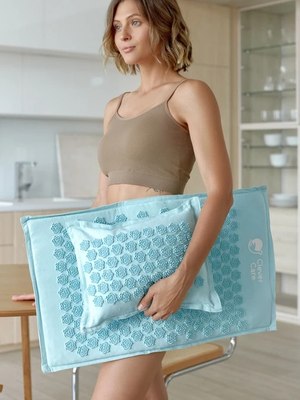 Массажный коврик CleverCare С подушкой / CC-011BL