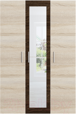 Шкаф Горизонт Мебель Лайн/Леси 3х ств.