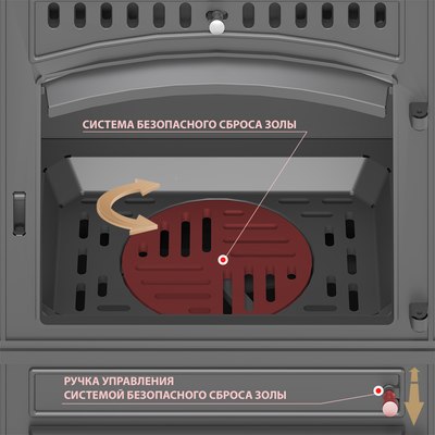Печь-камин Везувий LV-12 S