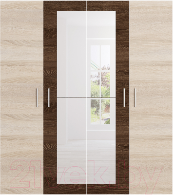 Шкаф Горизонт Мебель Лайн/Леси 4х ств.