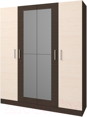 Шкаф Горизонт Мебель Лайн/Леси 4х ств. - фото