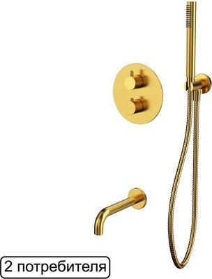 Душевая система со смесителем Whitecross Y YSET10GLB