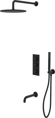 Душевая система со смесителем Whitecross Y YSET11BL - фото