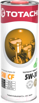 Моторное масло Totachi Niro LV Semi-Synthetic SN/CF A5/B5 5W30 / 4562374694965 - фото