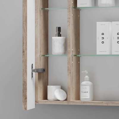 Шкаф с зеркалом для ванной Sancos Mirror MI70EG