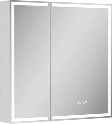 Шкаф с зеркалом для ванной EQUIL Corner LED 80 - фото