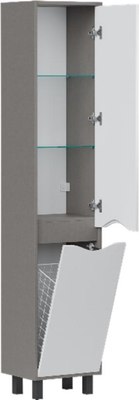 Шкаф-пенал для ванной EQUIL Smile 40