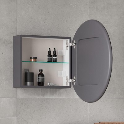 Шкаф с зеркалом для ванной EQUIL Smile LED D600