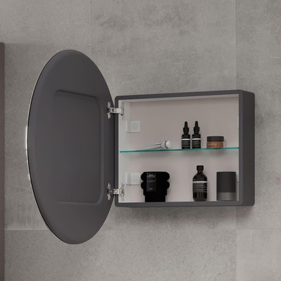 Шкаф с зеркалом для ванной EQUIL Smile LED D700