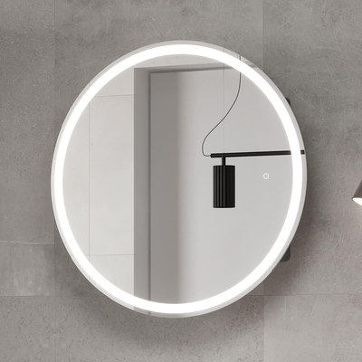 Шкаф с зеркалом для ванной EQUIL Smile LED D700