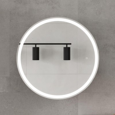 Шкаф с зеркалом для ванной EQUIL Smile LED D700