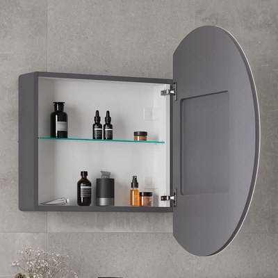 Шкаф с зеркалом для ванной EQUIL Smile LED D800