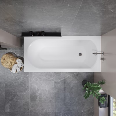 Ванна акриловая Lauter Haven 160x75 / 21202006 (с ножками)