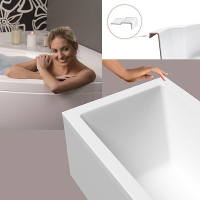 Ванна акриловая Lauter Oasis 175х80 / 21203075 (с ножками, лицевым и торцевым экраном)