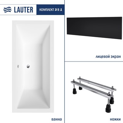 Ванна акриловая Lauter Oasis 190х90 / 21203080 - фото