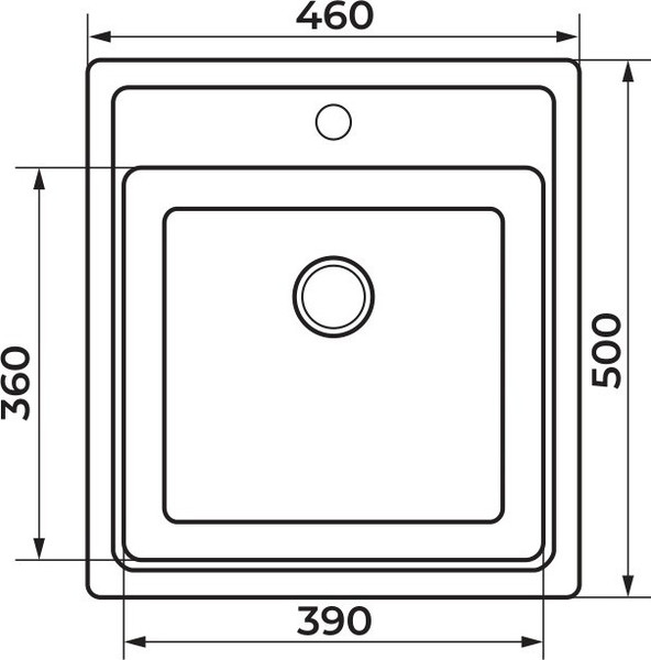 Мойка кухонная Granrus GR-460