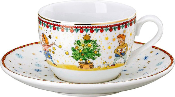 Чашка с блюдцем Hutschenreuther Christmas Lights / 02476-727474-14765 - фото