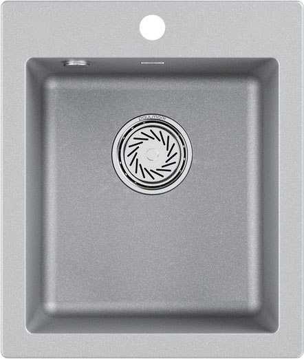 Мойка кухонная Paulmark PM104249-GRM - фото