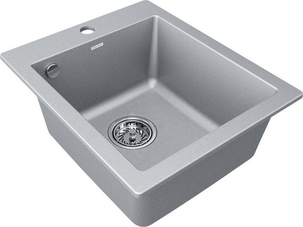 Мойка кухонная Paulmark PM104249-GRM
