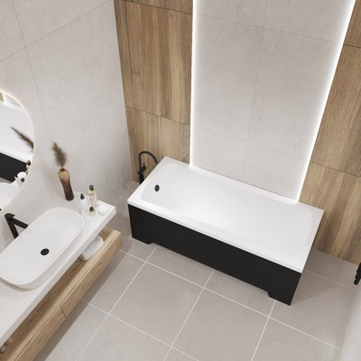 Ванна акриловая Lauter Bianca 160х70 / 21207160