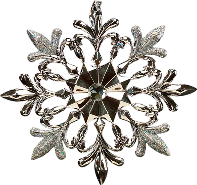 Елочная игрушка Erich Krause Снежинка кристальная / 40997 - фото