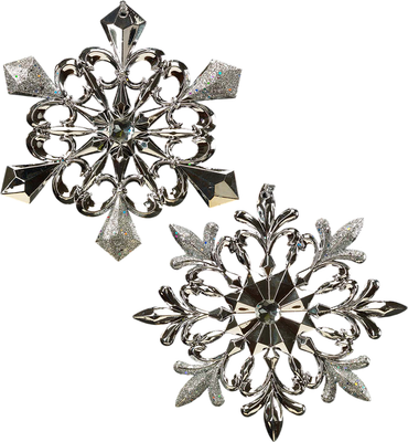 Елочная игрушка Erich Krause Снежинка кристальная / 40997