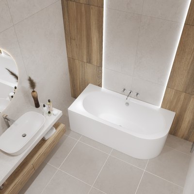 Ванна акриловая Lauter Bliss 160х75 L / 21201061L