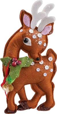 Подвеска новогодняя Erich Krause Застенчивый олененок / 36514 - фото