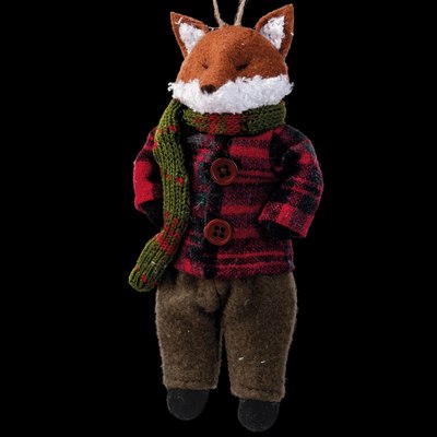 Подвеска новогодняя Erich Krause Лисица в костюмчике / 38545