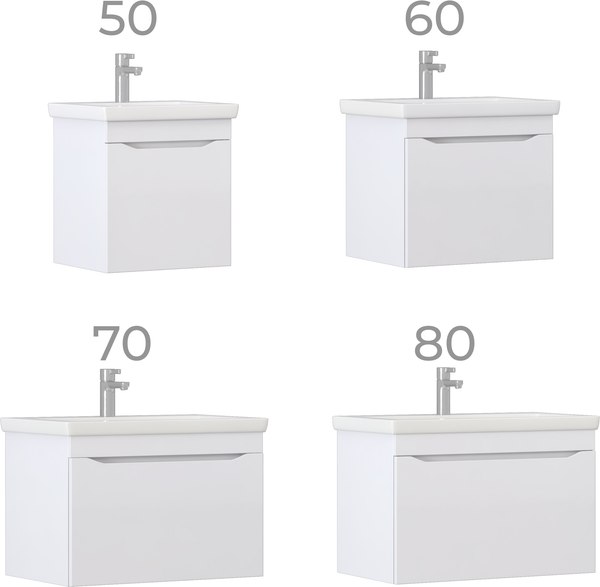 Тумба под умывальник Vigo Grani 600-0-1