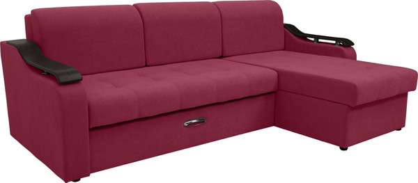 Диван угловой Сириус Лидер-4 с оттоманкой НПБ 260x165 - фото