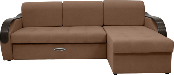 Диван угловой Сириус Лидер-6 с оттоманкой ППУ 260x165