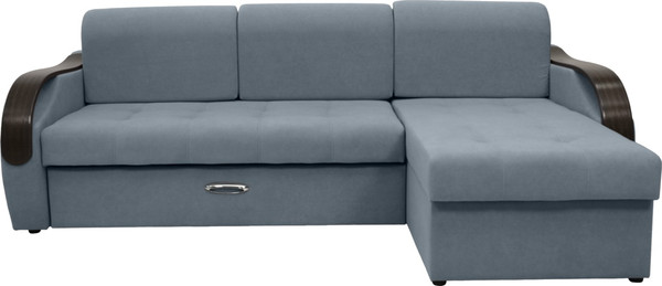 Диван угловой Сириус Лидер-6 с оттоманкой ППУ 260x165