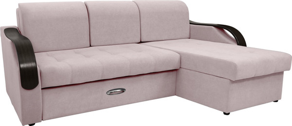 Диван угловой Сириус Лидер-6 с оттоманкой ППУ 260x165 - фото