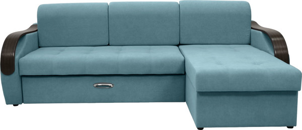 Диван угловой Сириус Лидер-6 с оттоманкой ППУ 260x165