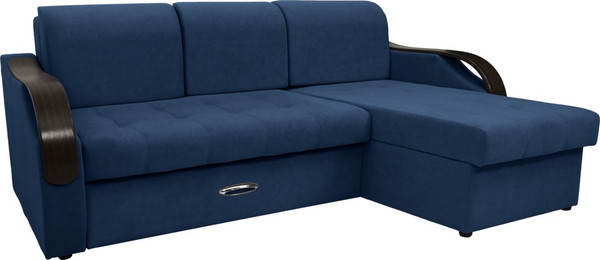 Диван угловой Сириус Лидер-6 с оттоманкой ППУ 260x165 - фото