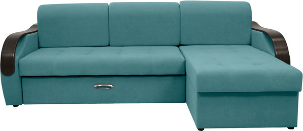 Диван угловой Сириус Лидер-6 с оттоманкой ППУ 260x165