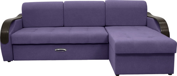Диван угловой Сириус Лидер-6 с оттоманкой ППУ 260x165