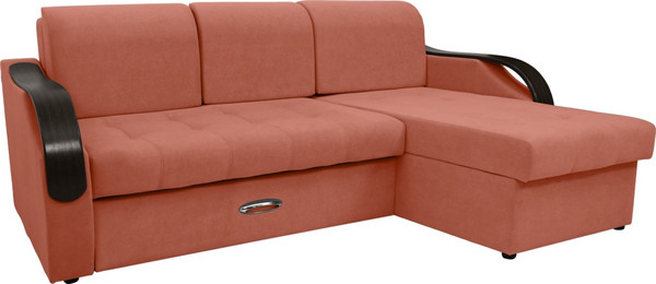 Диван угловой Сириус Лидер-6 с оттоманкой НПБ 260x165 - фото