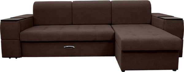 Диван угловой Сириус Лидер-13 с оттоманкой ППУ 285x165