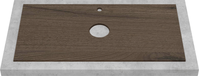 Столешница для тумбы в ванную ЗОВ CDSP18TS595458C2