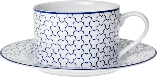 Чашка с блюдцем HomeQueen Воздушная 77100 - фото