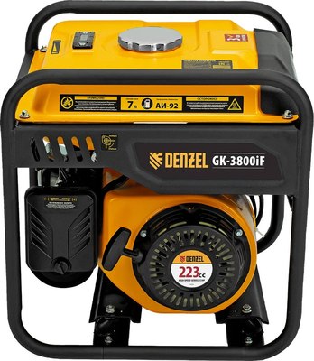 Инверторный генератор Denzel GK-3800iF / 94708