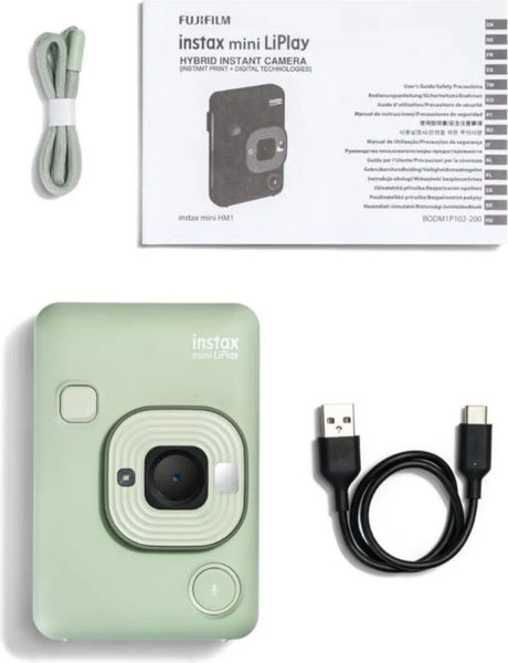 Фотоаппарат с мгновенной печатью Fujifilm Instax Mini LiPlay Hybrid Matcha