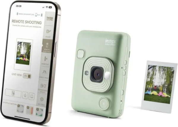 Фотоаппарат с мгновенной печатью Fujifilm Instax Mini LiPlay Hybrid Matcha