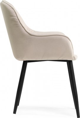 Стул Woodville Олму (бежевый/черный)